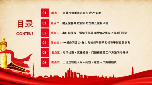 干部选拔任用工作监督办法学习解读PPT