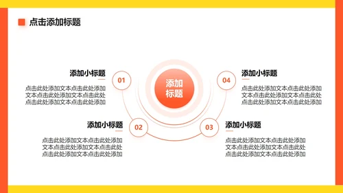 黄色商务风大学生创新创业计划书PPT模板