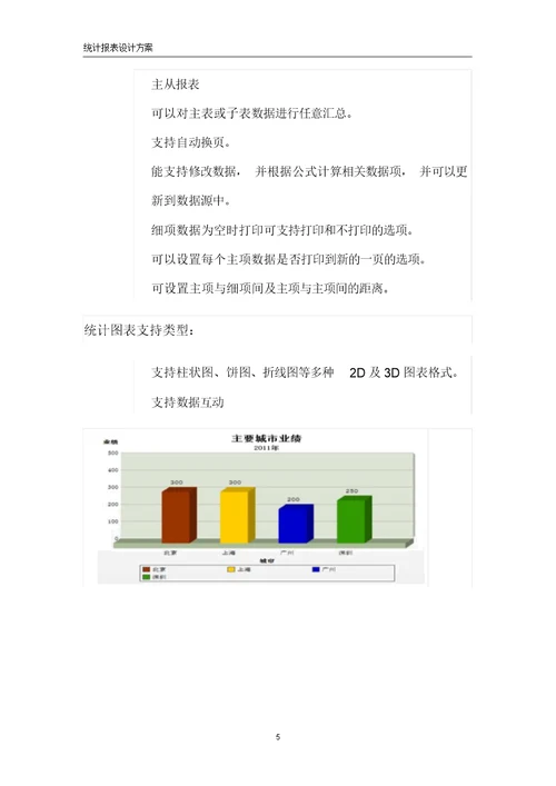 统计报表设计方案