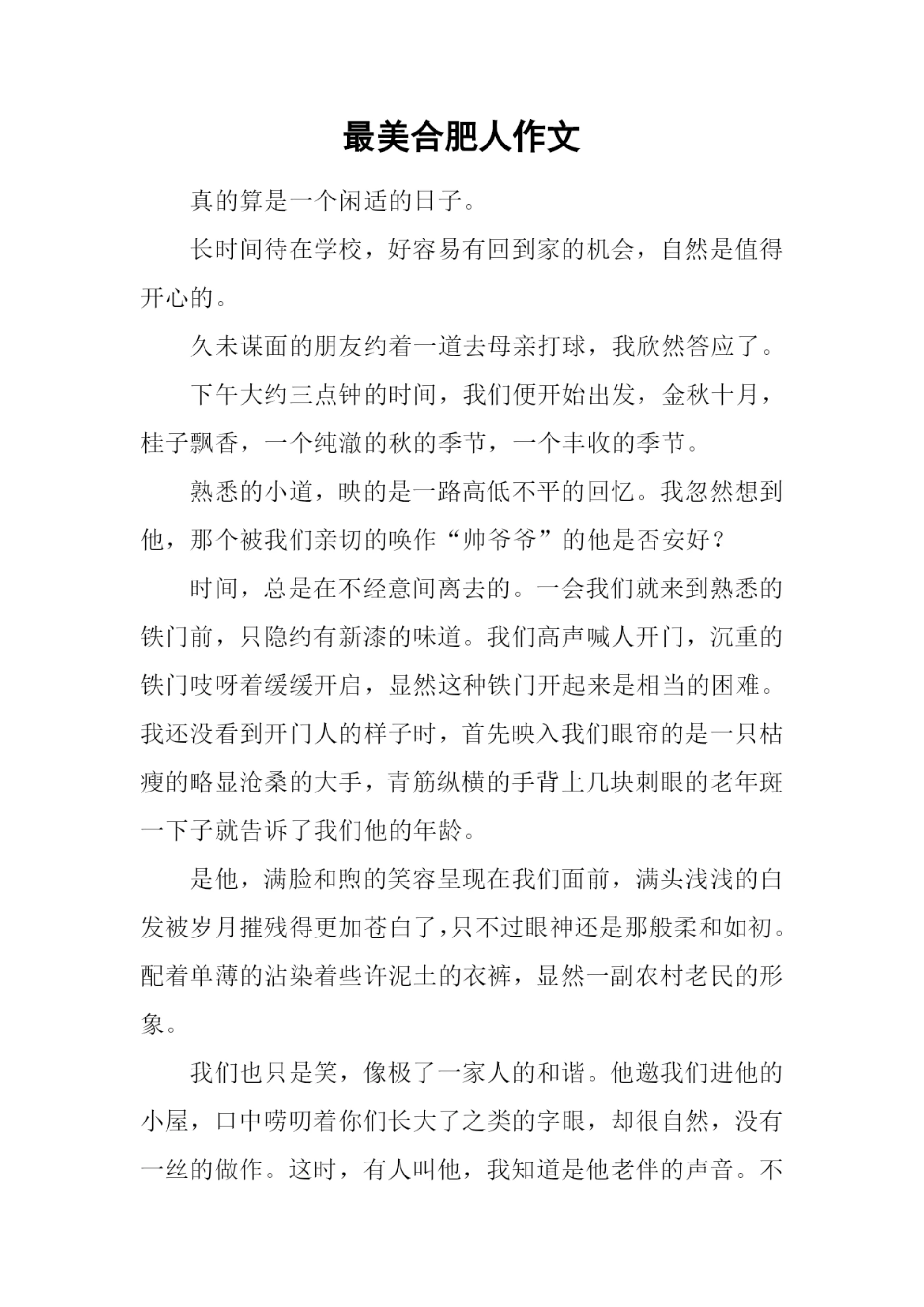 最美合肥人作文.docx