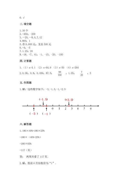 北师大版六年级下册数学期末测试卷【全优】.docx