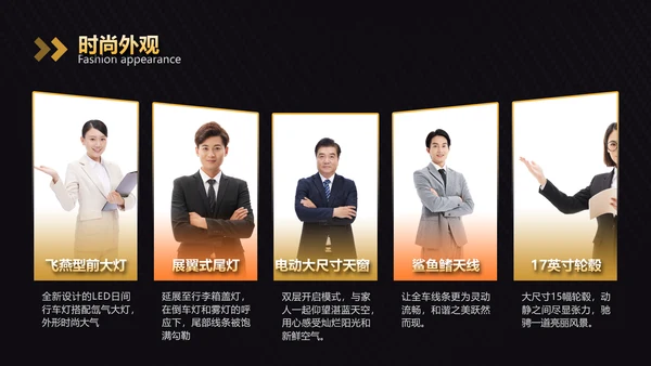 扁平风黄色汽车行业通用培训PPT