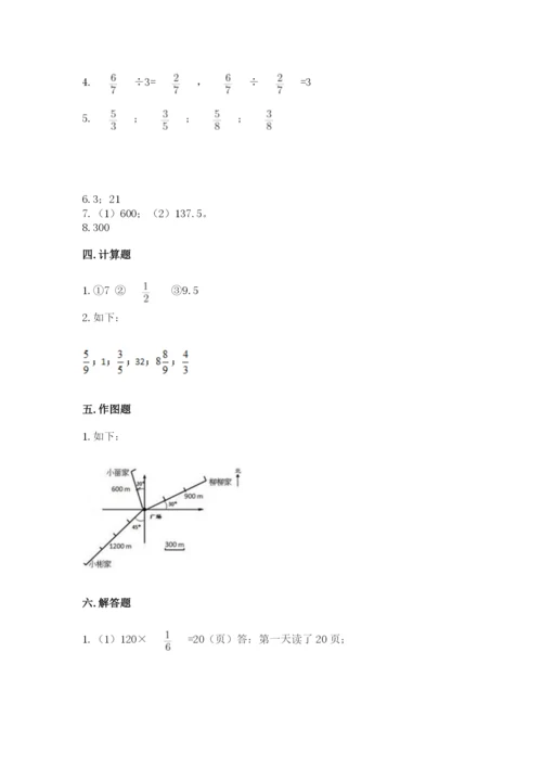 小学六年级数学上册期末卷精品【名师系列】.docx