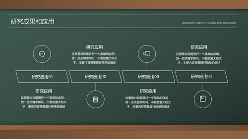 绿色黑板风简约教育学毕业答辩PPT演示模板
