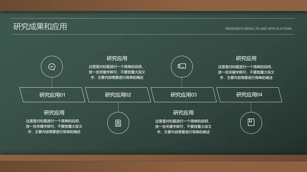 绿色黑板风简约教育学毕业答辩PPT演示模板