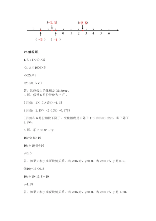 宁安市六年级下册数学期末测试卷（夺冠系列）.docx