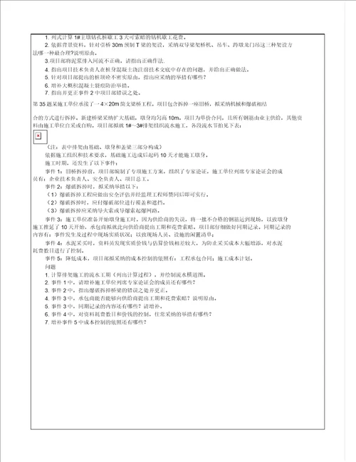 一级建造师市政公用工程管理与实务高频考点1