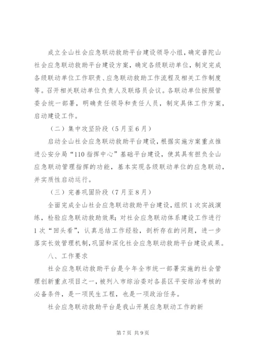 普陀山社会应急联动救助平台建设实施方案.docx
