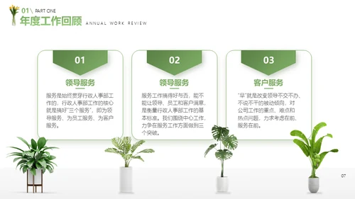 春天的花束简洁干净的通用汇报PPT模板