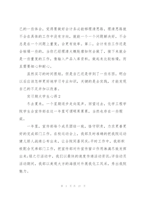 实习期大学生心得10篇.docx