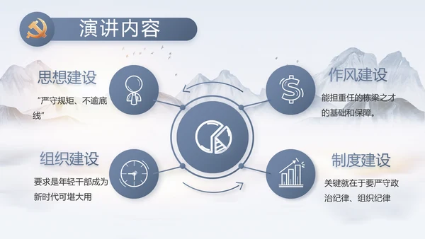 大气党风廉政建设工作总结动态PPT