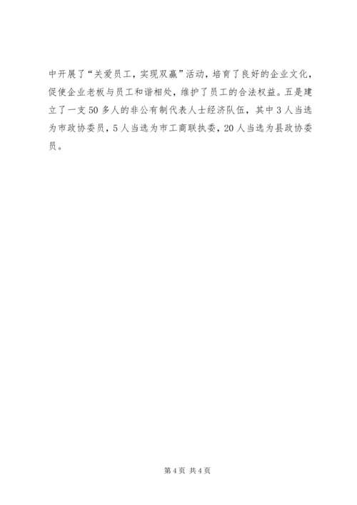 县工商联会员代表大会工作报告 (2).docx