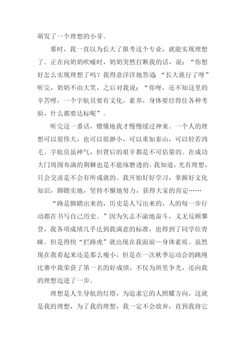 我的理想作文500字宇航员.docx