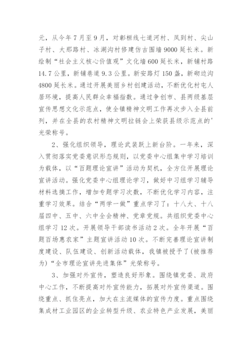 乡镇宣传委员工作总结.docx