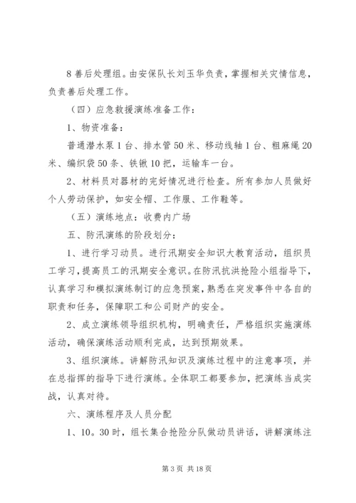 防洪防汛应急预案演练活动方案 (2).docx