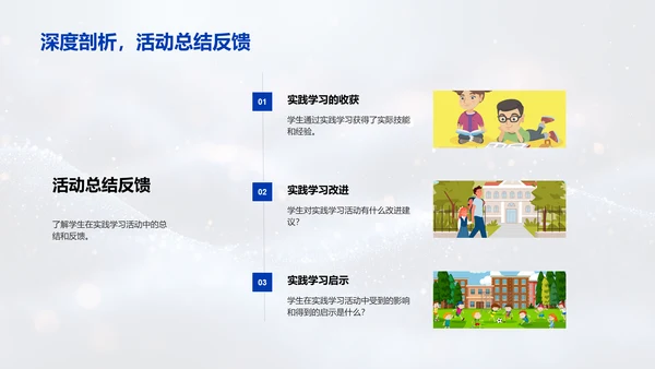 实践学习报告PPT模板