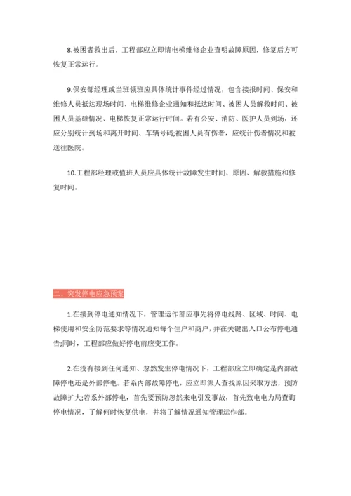 小区突发性事件的应急专项预案.docx