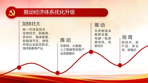 红色喜庆党建热烈欢迎上级领导莅临指导PPT