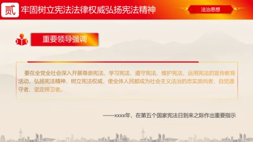 坚持依宪治国依宪执政法治思想ppt党课模板