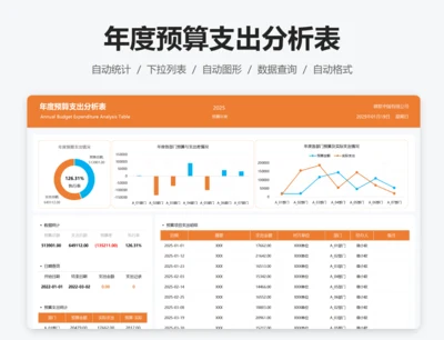 年度预算支出分析表