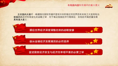 学习国内国际双循环战略发展新格局PPT经济格局