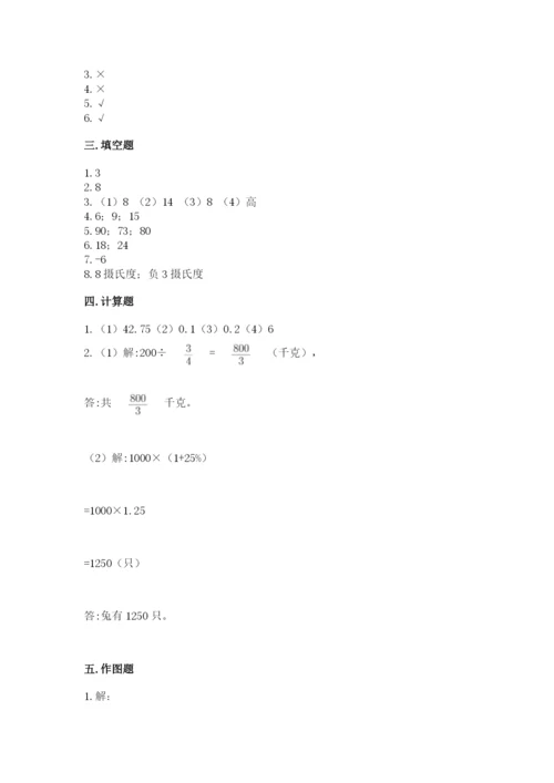 北师大版六年级下册数学期末测试卷（a卷）.docx