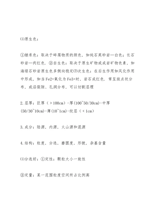 沉积学知识点整理.docx