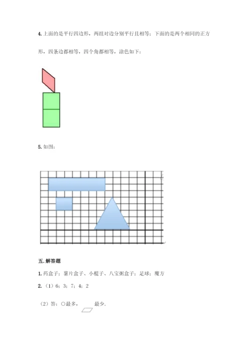 人教版一年级下册数学第一单元-认识图形(二)测试卷必考题.docx