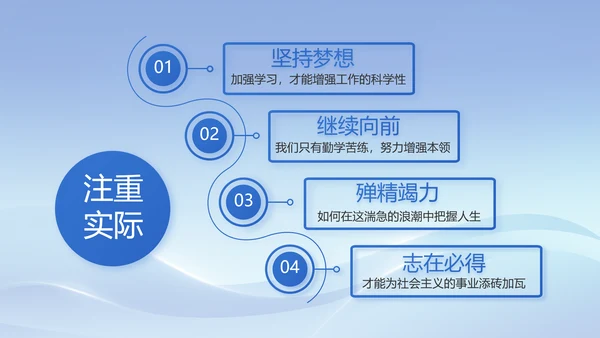 蓝色大气民警简历面试自我介绍动态PPT