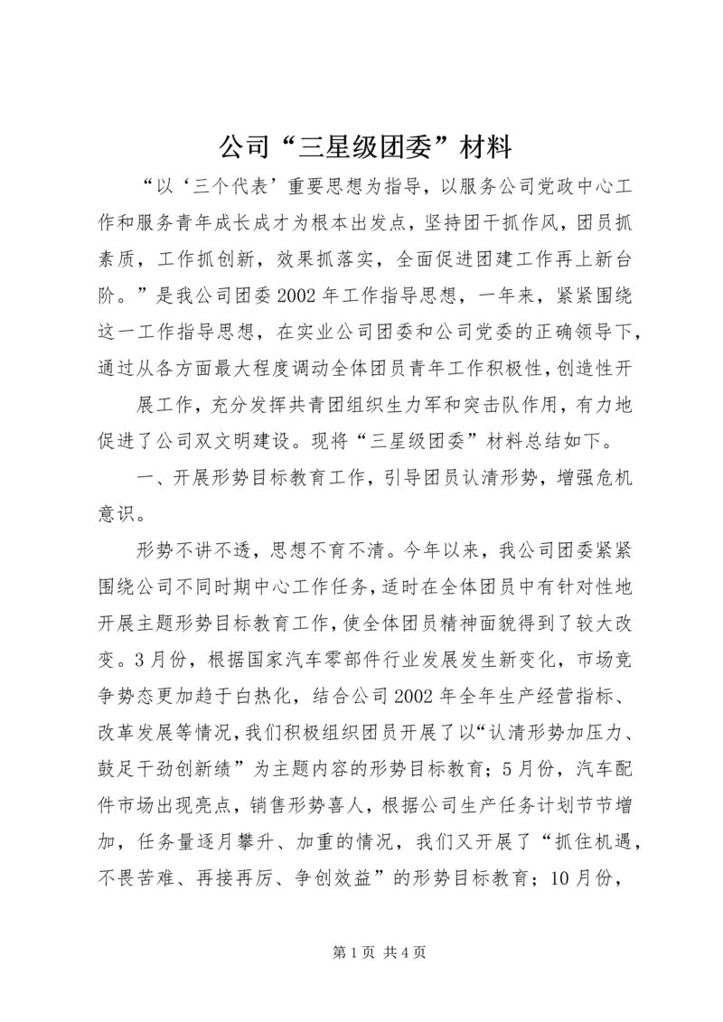 公司“三星级团委”材料 (5).docx