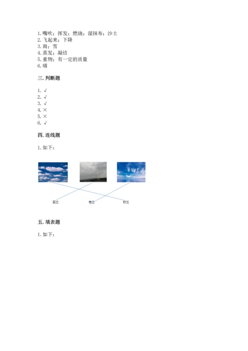 教科版三年级上册科学期末测试卷精品【实用】.docx