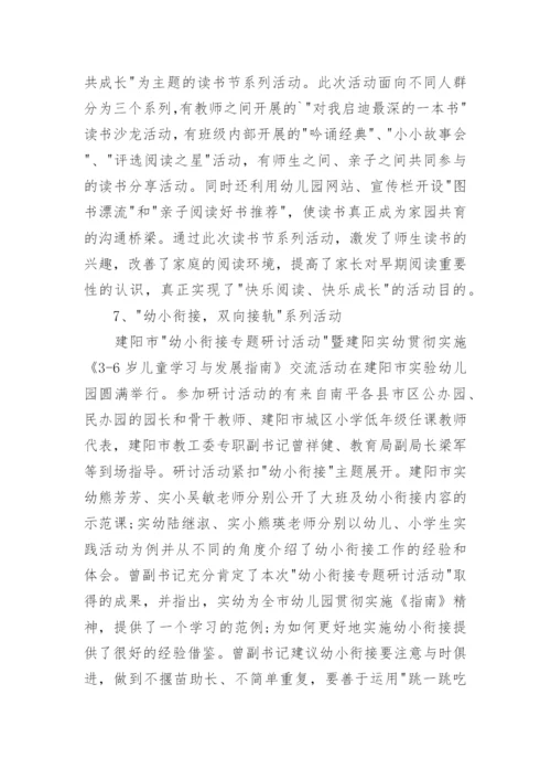 幼儿园学前教育宣传月工作总结.docx