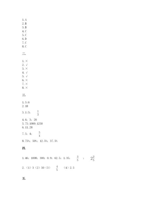 苏教版六年级数学小升初试卷及答案1套.docx
