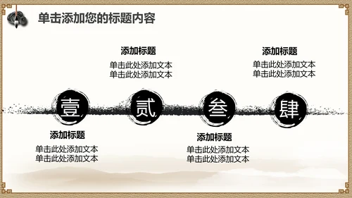 经典水墨文化国学论语文化PPT道德讲堂