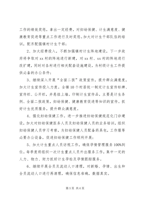乡镇计划生育工作情况总结.docx
