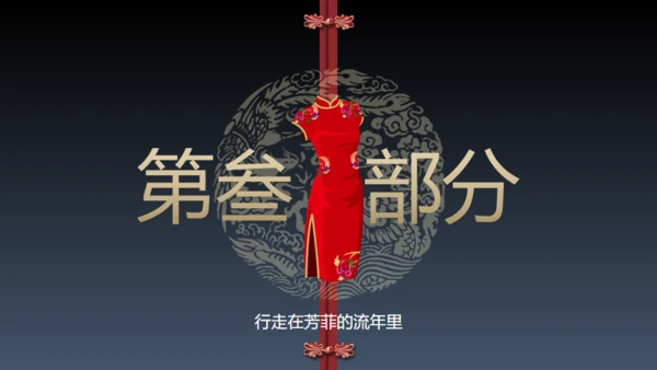 旗袍通用PPT模版