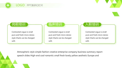 绿色智慧医疗信息化建设工作总结PPT