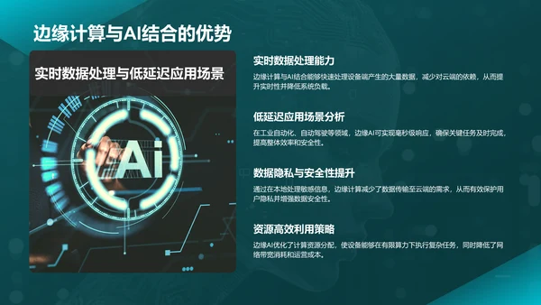 蓝色科技风通用行业AI发布会PPT模板