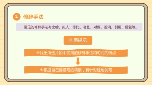 第一单元习作：学习仿写（课件）2024-2025学年度统编版语文八年级下册