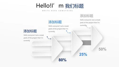 蓝色简约公安干警商务通用动态PPT