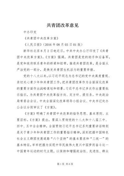 共青团改革意见 (3).docx