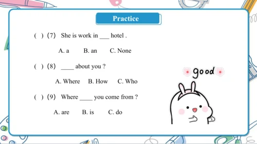 Unit 4 Where do you work ? Lesson 19- Lesson 20 课件