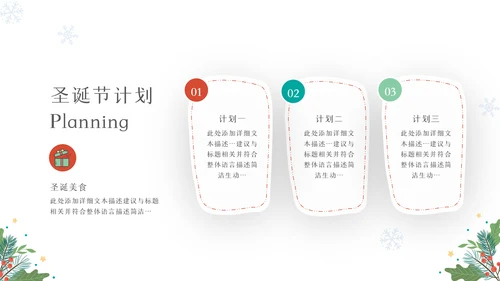 2022圣诞节介绍组织活动策划方案PPT