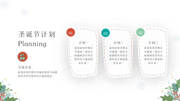 2022圣诞节介绍组织活动策划方案PPT