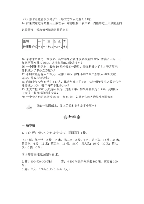 小升初数学应用题50道精品（巩固）.docx