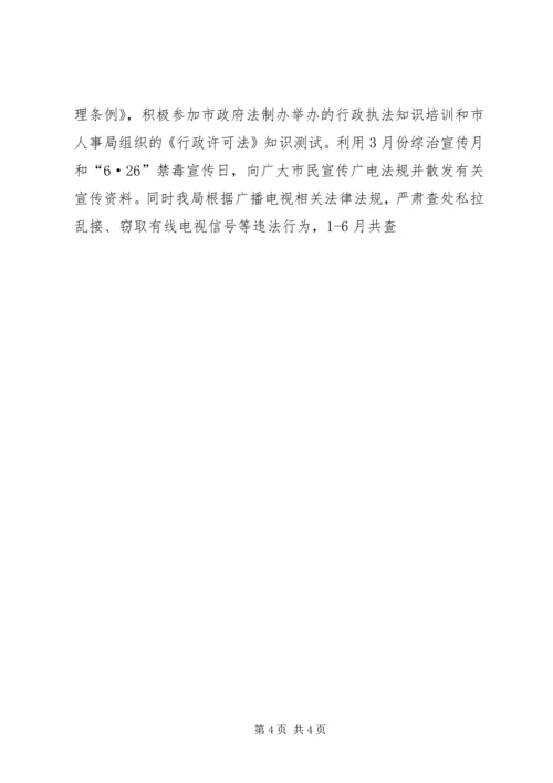 广播电视局工作总结及工作计划 (9).docx