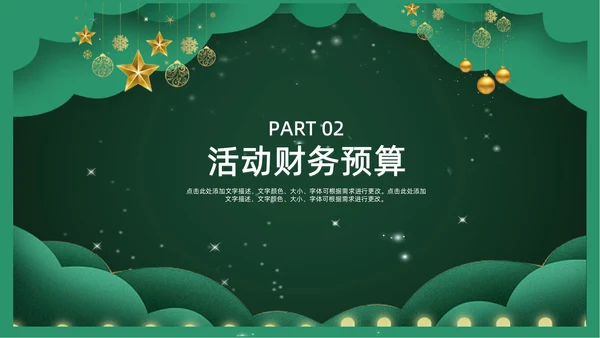 圣诞快乐节日活动策划文案通用PPT模板