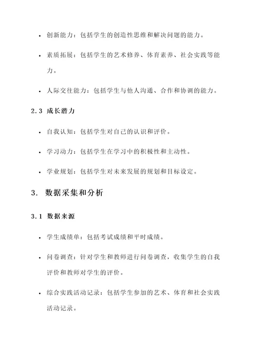 学生发展质量评价工作方案