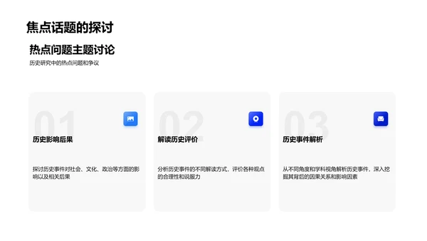 历史学研究答辩指南PPT模板