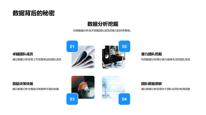 新媒体季度评价报告PPT模板